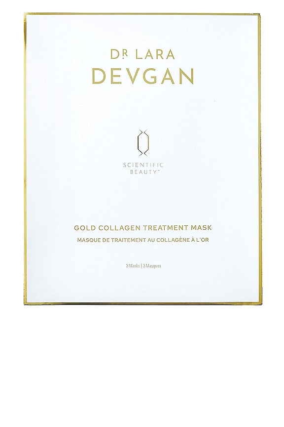 view 2 of 3 MASQUE TRAITEMENT GOLD INFUSED COLLAGEN TREATMENT MASK 3 PACK in 