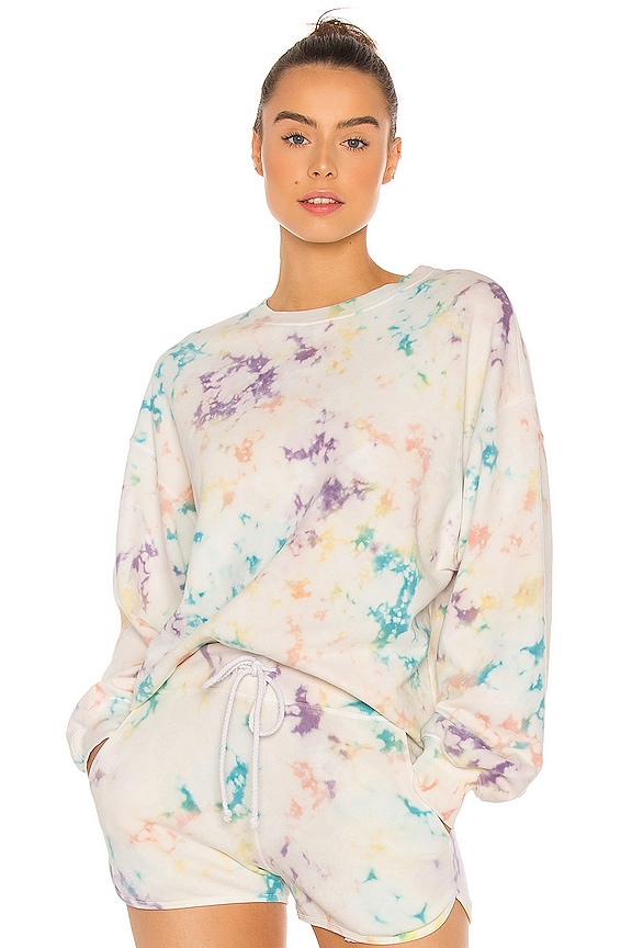 view 1 of 4 X REVOLVE Spring Bubble Tie Dye Oversized Sweatshirt in Spring Bubble Tie Dye
