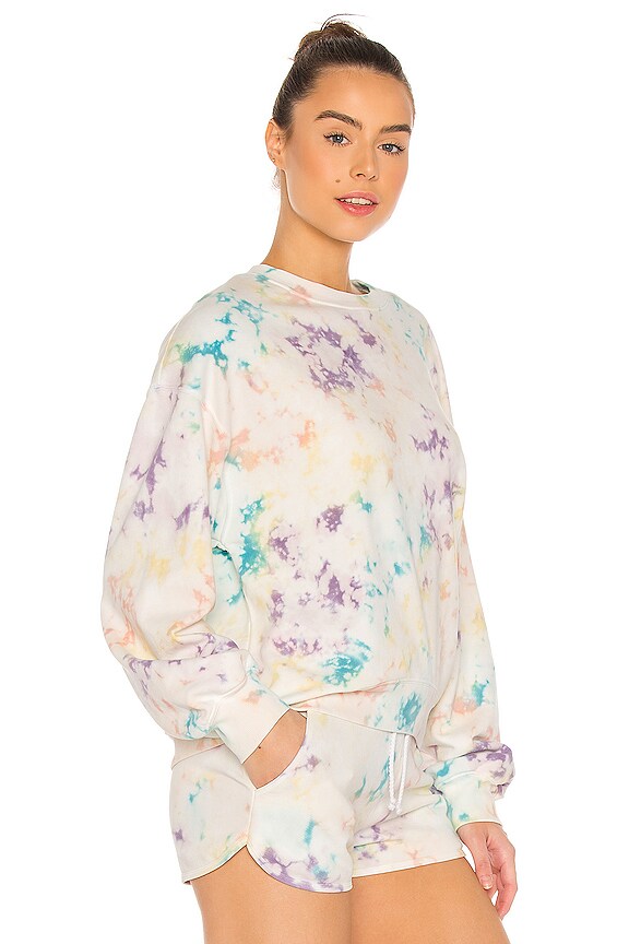 view 2 of 4 X REVOLVE Spring Bubble Tie Dye Oversized Sweatshirt in Spring Bubble Tie Dye
