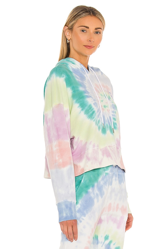 view 2 of 4 LA Eye Shrunken Hoodie in Prismatic Tie Dye