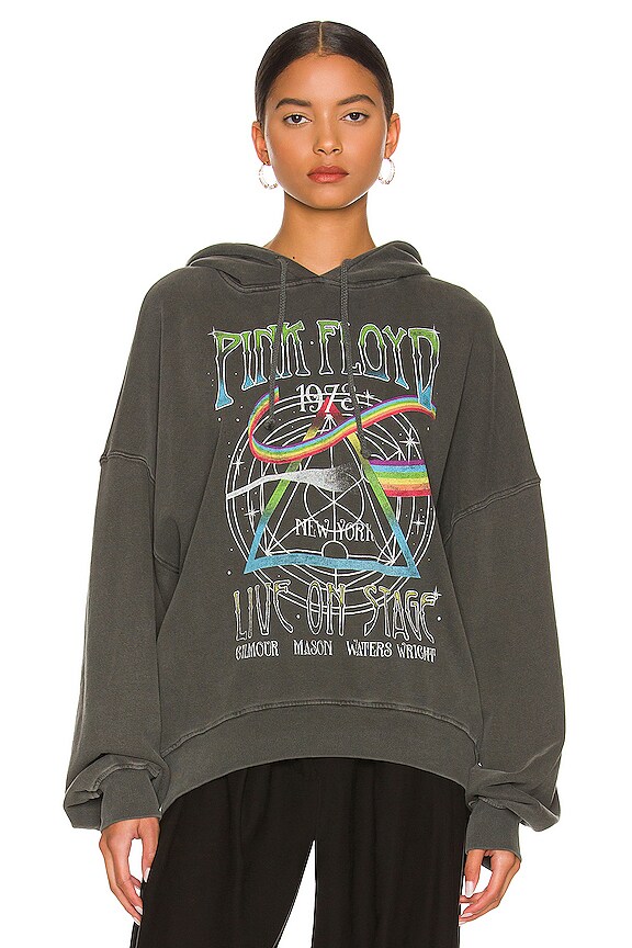 view 2 of 5 PINK FLOYD 1972 LIVE ON STAGE パーカー in Pigment Black