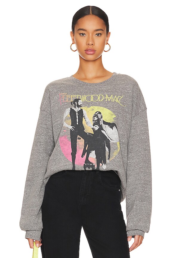 DAYDREAMER Fleetwood Mac Rumours Bf Crew in Heather Grey | REVOLVE