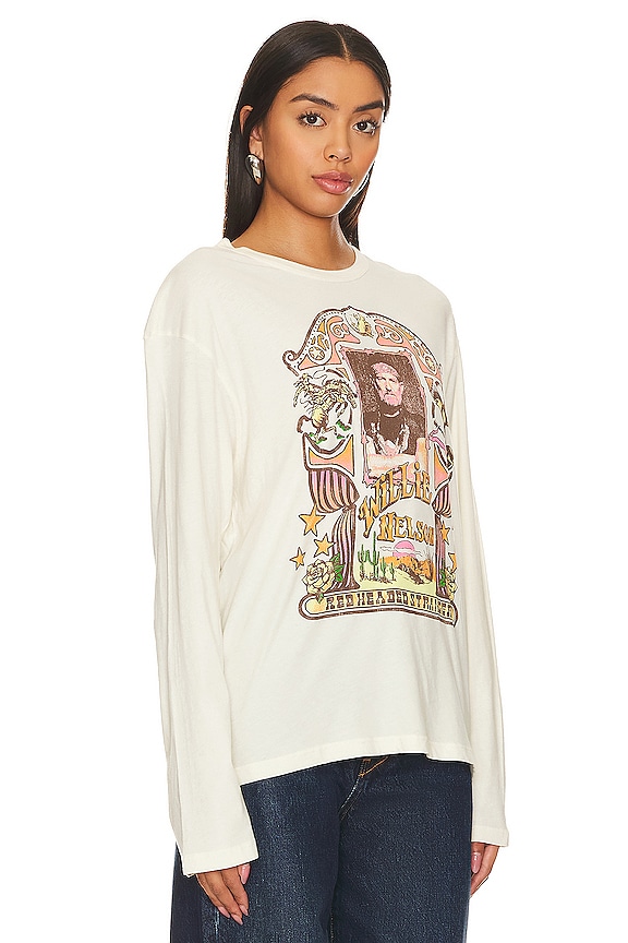 view 2 of 4 ЛОДОЧКИ WILLIE NELSON RED HEADED STRANGER FRAME in Stone Vintage