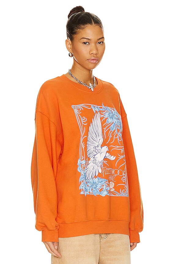 view 2 of 4 FLEETWOOD MAC DOVE 크루 in Tangerine
