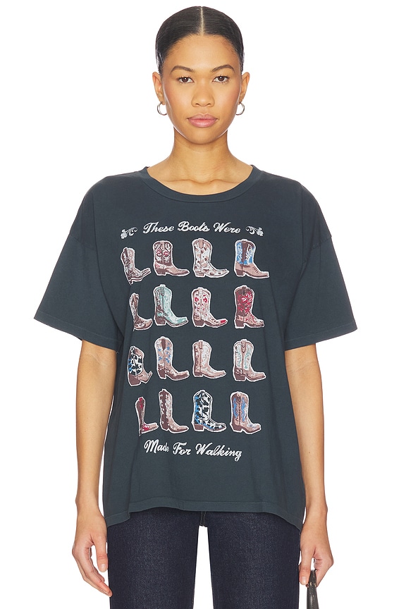 view 2 of 5 T-SHIRT GRAPHIQUE BOOTS in Vintage Black