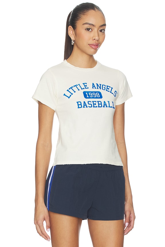 view 2 of 4 x REVOLVE Little Angels Baseball Vintage Tee in Stone Vintage