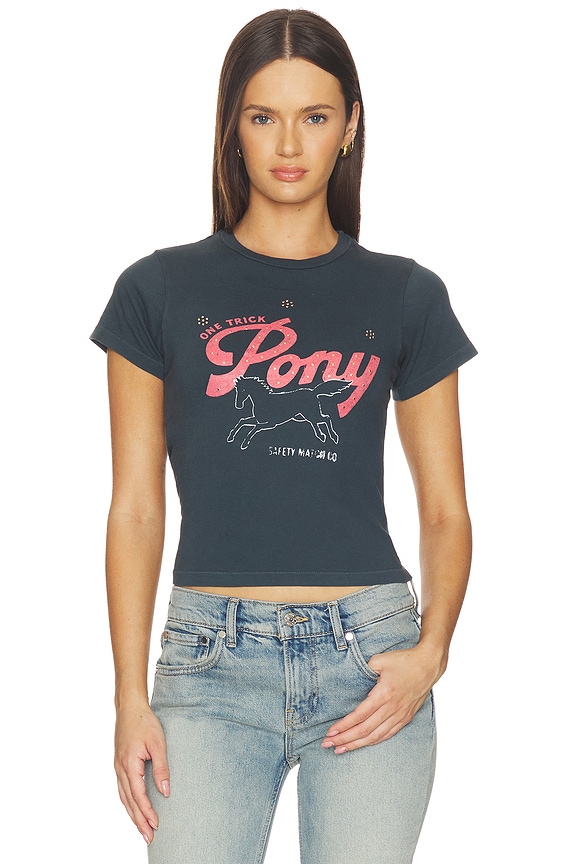 view 1 of 5 One Trick Pony Vintage Tee in Vintage Black