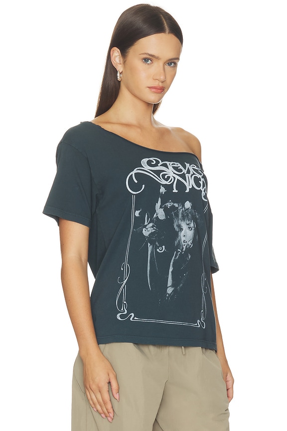 view 2 of 4 CAMISETA STEVIE NICKS BELLA DONNA OFF THE SHOULDER  in Vintage Black