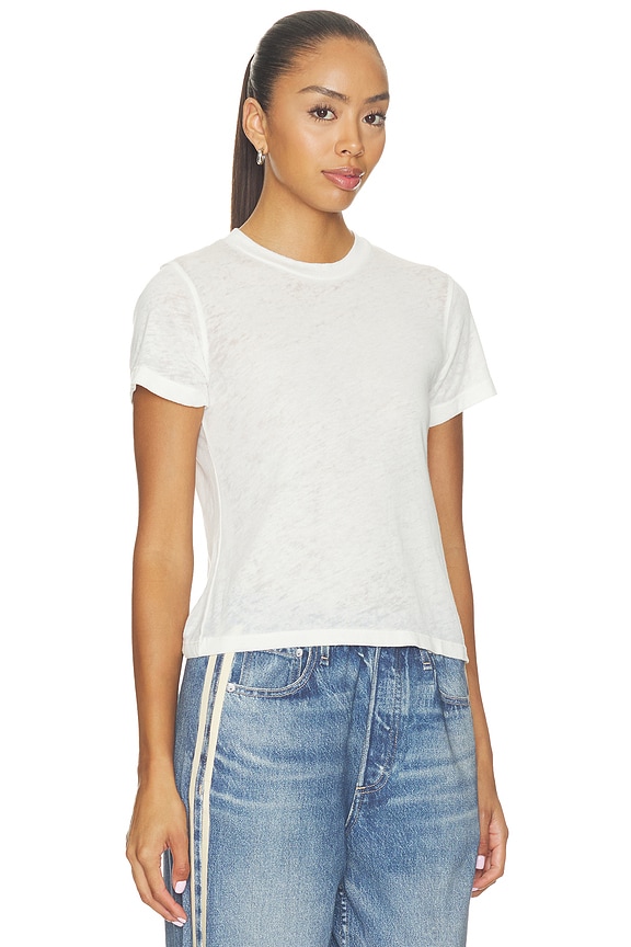view 2 of 4 Solid Burnout Vintage Tee in Vintage White
