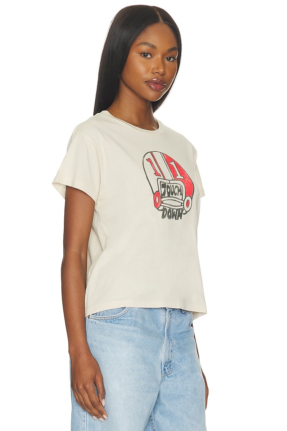 view 2 of 4 Touchdown Solo Tee in Dirty White