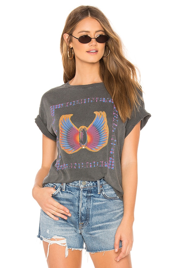 view 1 of 4 Journey Beetle Fly Boyfriend Tee in Faded Black