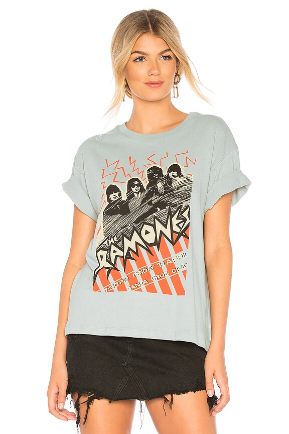 view 2 of 5 RAMONES STATIC 티셔츠 in Steele Blue