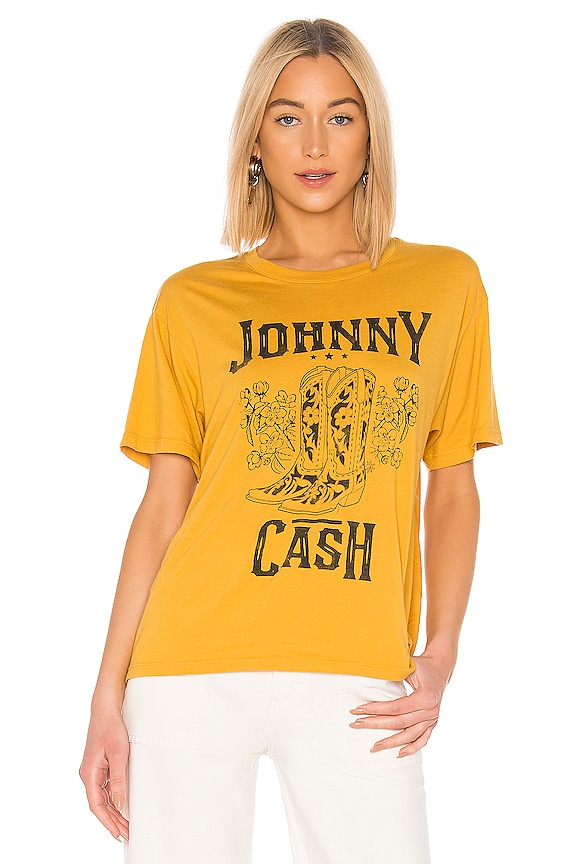 view 2 of 5 Johnny Cash Boots Tee in Golden