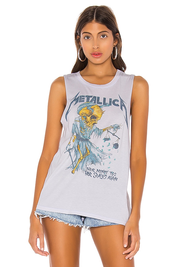 view 2 of 5 Metallica Tipping Sales Tank in Lilac
