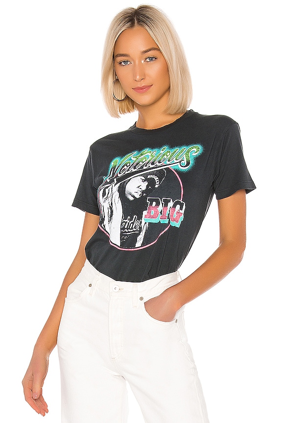 view 1 of 4 CAMISETA GRÁFICA NOTORIOUS BIG BOYFRIEND in Vintage Black