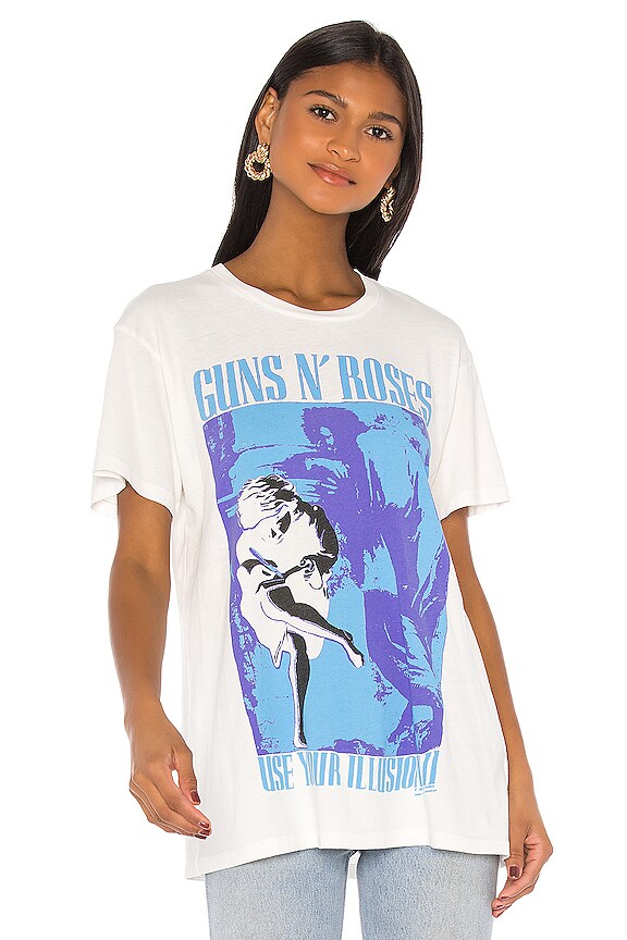 view 2 of 5 Guns N' Roses Use Your Illusion II Weekend Tee in Vintage White