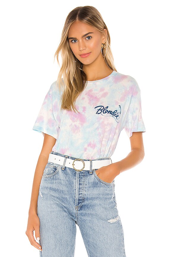 view 2 of 5 Blondie Call Me Weekend Tee in Cotton Candy Wash