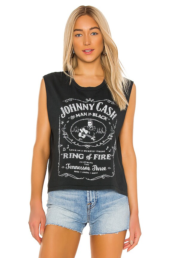 view 2 of 5 DÉBARDEUR JOHNNY CASH RING OF FIRE in Vintage Black