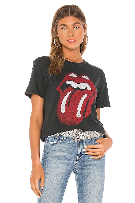 DAYDREAMER Rolling Stones 89 Classic Tee in Vintage Black | REVOLVE