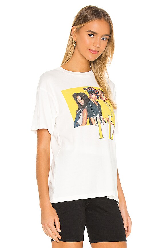 view 2 of 4 T-SHIRT TLC in White
