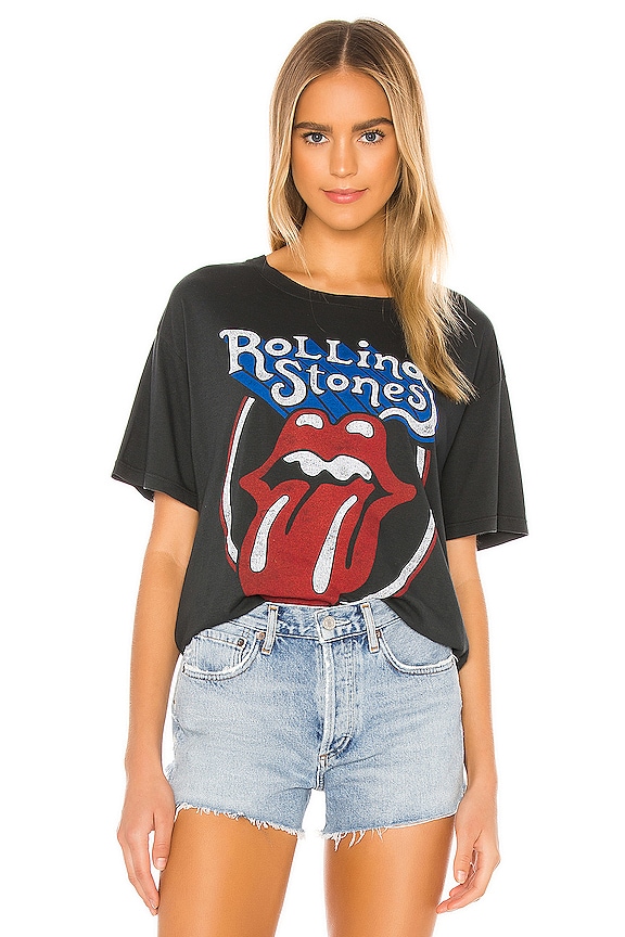DAYDREAMER Rolling Stones Classic Tongue Tee in Ash | REVOLVE