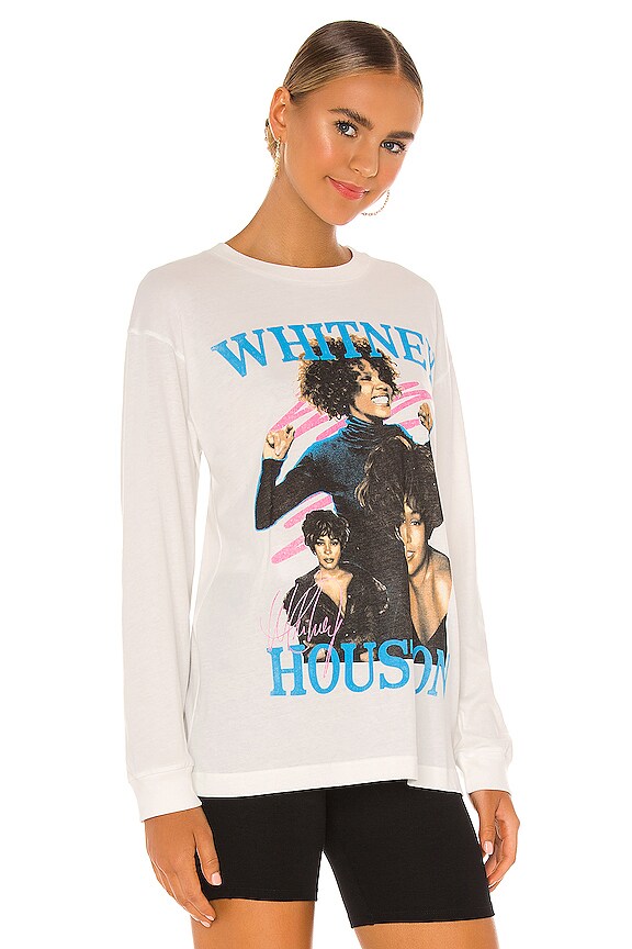 view 2 of 4 WHITNEY HOUSTON グラフィックTシャツ in Vintage White