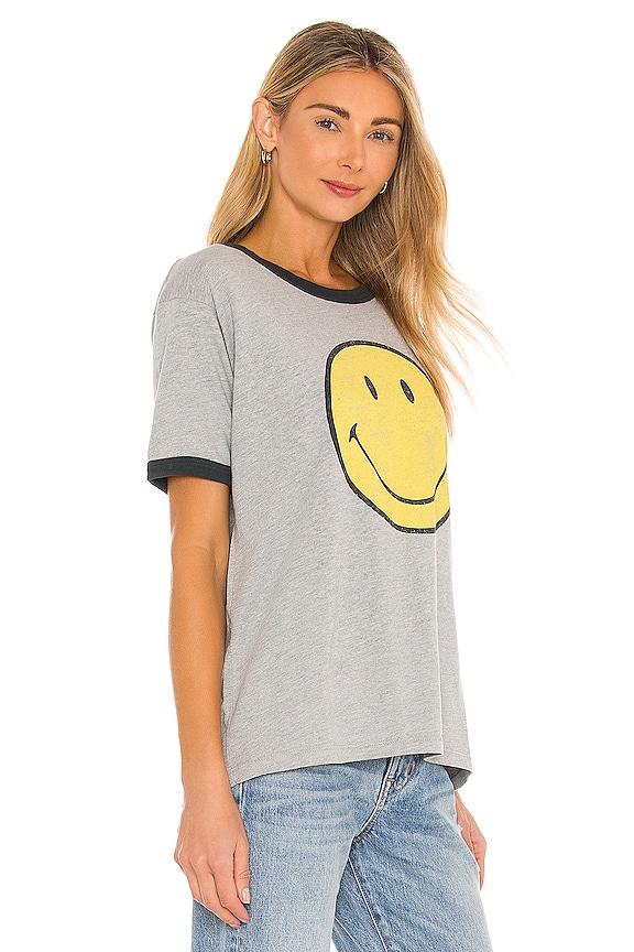 view 2 of 4 T-SHIRT CLASSIC SMILEY in Heather Grey