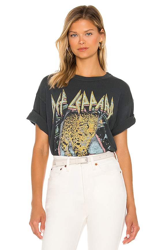 view 1 of 5 CAMISETA DEF LEPPARD in Vintage Black