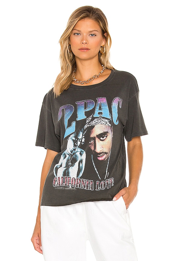 view 1 of 4 CAMISETA TUPAC in Pigment Black