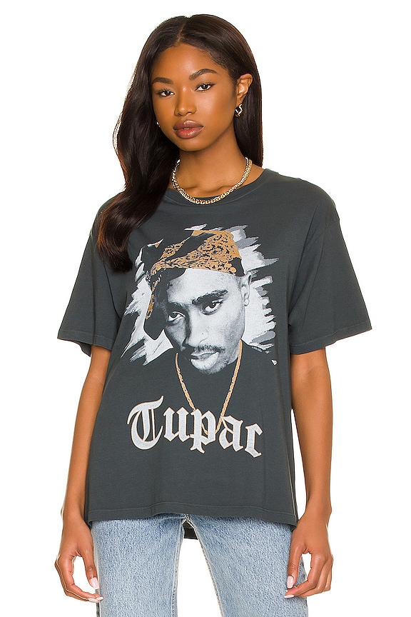 view 2 of 5 ФУТБОЛКА TUPAC in Vintage Black