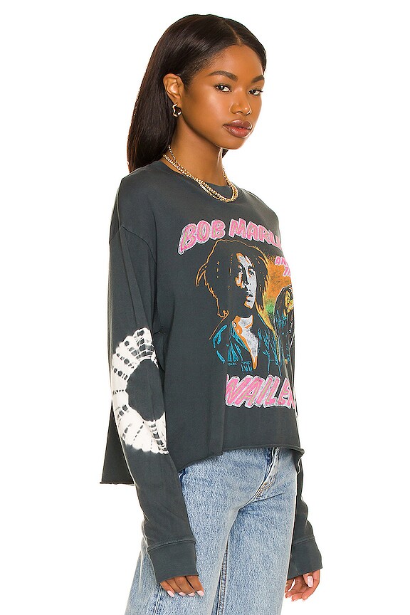 view 2 of 4 BOB MARLEY COULD YOU BE LOVED ロングスリーブ in Bleach Out Black