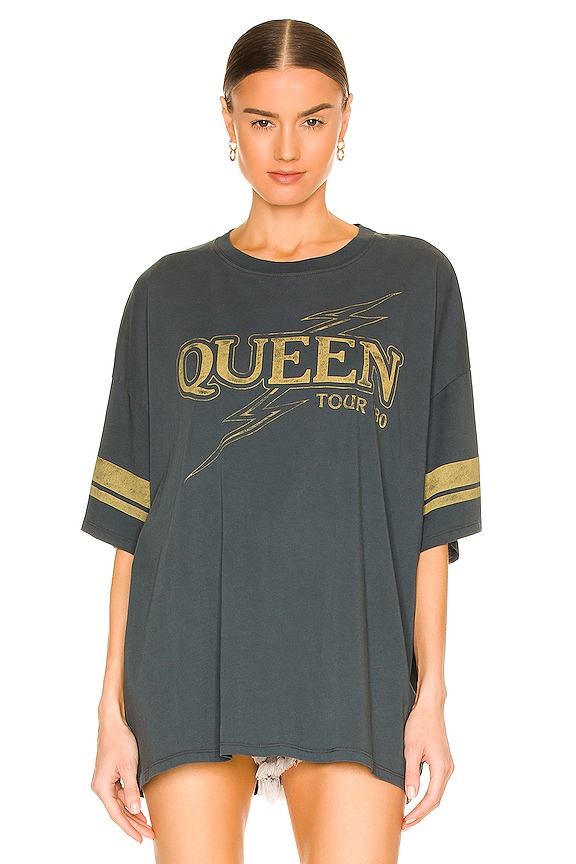 view 2 of 5 Queen Tour '80 Tee in Vintage Black