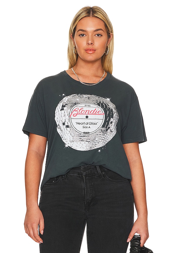 view 2 of 9 Blondie Heart of Glass Boyfriend Tee in Vintage Black