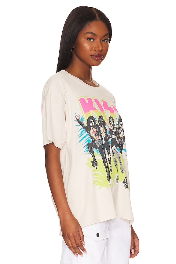 view 2 of 4 T-SHIRT KISS in Dirty White