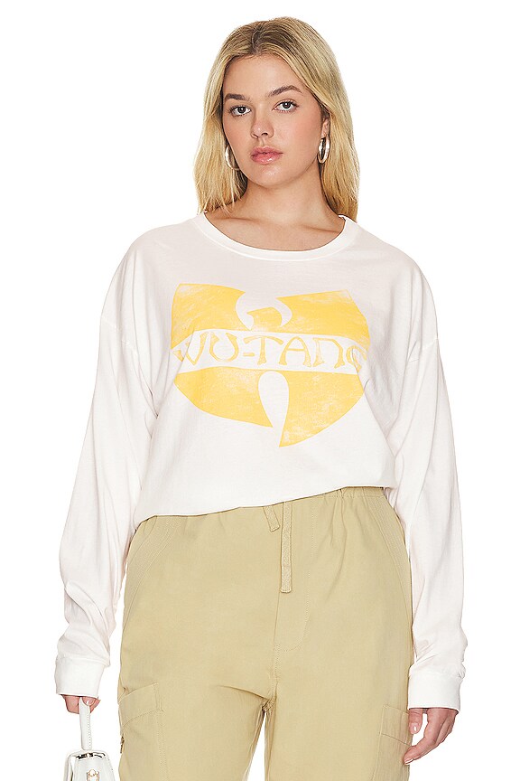 view 2 of 8 CAMISETA DE BANDA WU-TANG CLAN CREAM MERCH in Vintage White