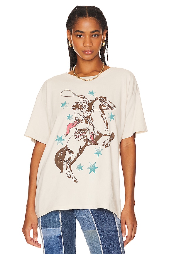 view 2 of 5 Midnight Bandit Merch Tee in Dirty White