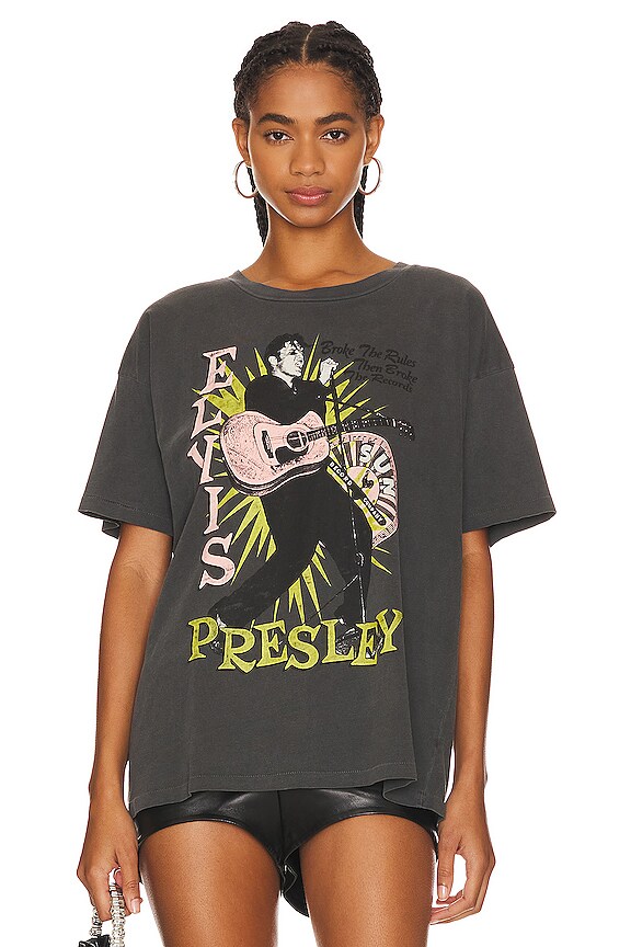 Sun Rype Merch DAYDREAMER Sun Records X Elvis Broke The Rules Merch Tee in Pigment ...
