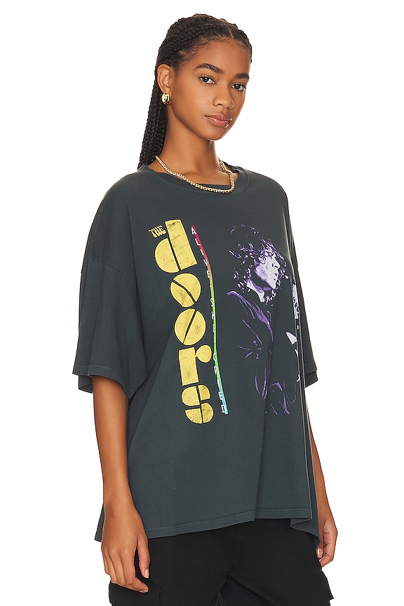 view 2 of 4 The Doors Alive She Cried Tee in Vintage Black