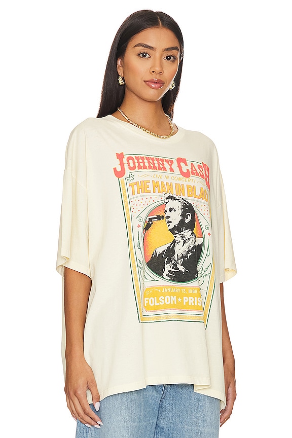 view 2 of 4 CAMISETA JOHNNY CASH in Stone Vintage