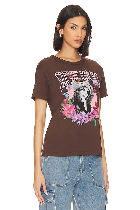 view 2 of 4 T-SHIRT RINGER STEVIE NICKS in Coffee Quartz