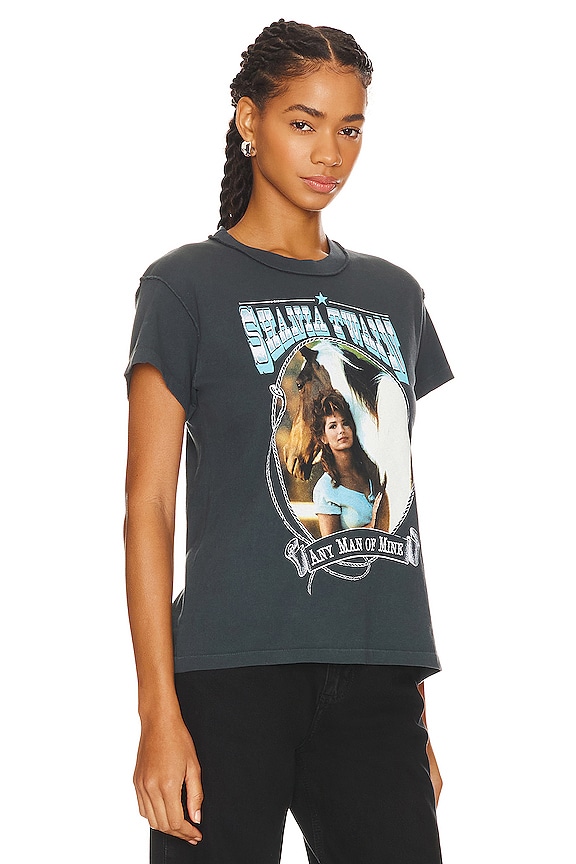 view 2 of 4 Shania Twain Any Man Of Mine Reverse Tour Tee in Vintage Black