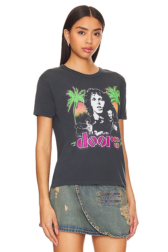view 2 of 4 CAMISETA RINGER THE DOORS TWIN PALMS in Vintage Black