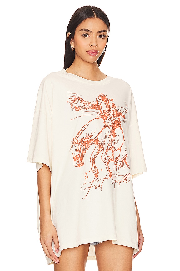 view 2 of 4 Fort Worth Tee in Stone Vintage