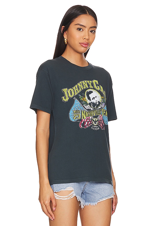 view 2 of 4 CAMISETA JOHNNY CASH NASHVILLE 1968 in Vintage Black