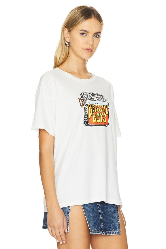 view 2 of 4 Beastie Boys Sardines Merch Tee in Vintage White