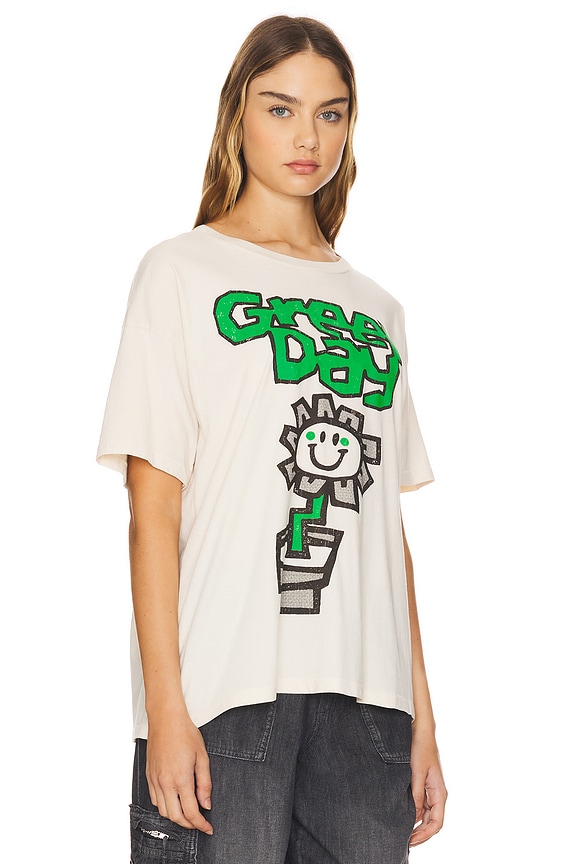 view 2 of 4 ФУТБОЛКА GREEN DAY KERPLUNK MERCH in Dirty White