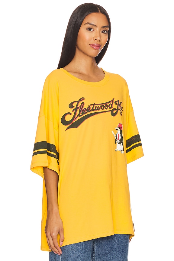 view 2 of 4 T-SHIRT BASEBALL FLEETWOOD MAC PENGUIN in Golden Haze