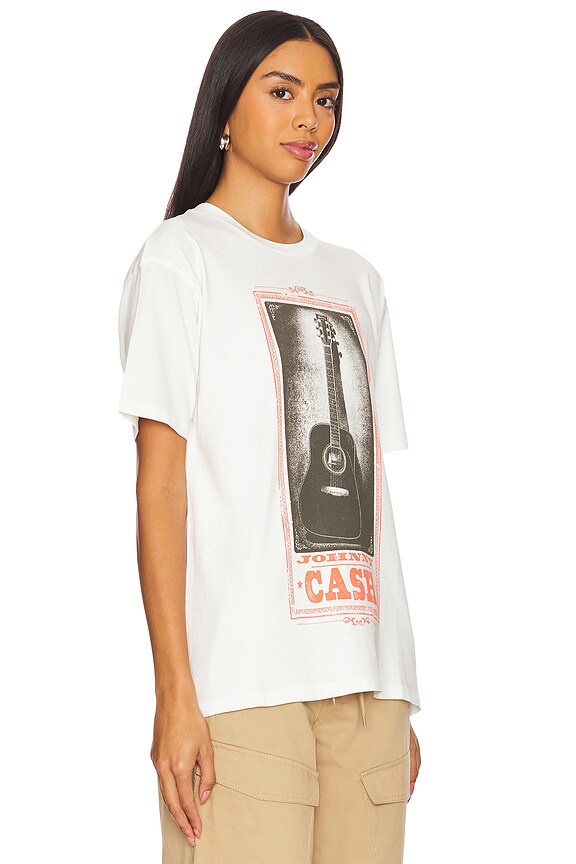 view 2 of 4 T-SHIRT JOHNNY CASH GUITAR WEEKEND in Vintage White