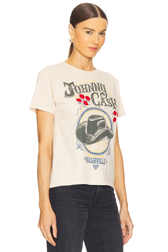 view 2 of 5 CAMISETA JOHNNY CASH THE FABULOUS in Sand