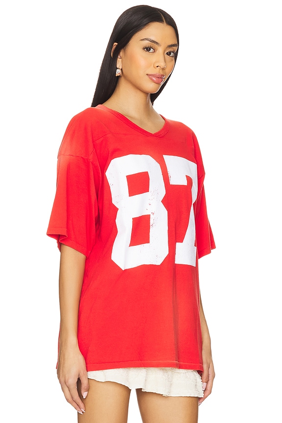 view 2 of 4 87 Oversized Jersey in Sun Faded Red